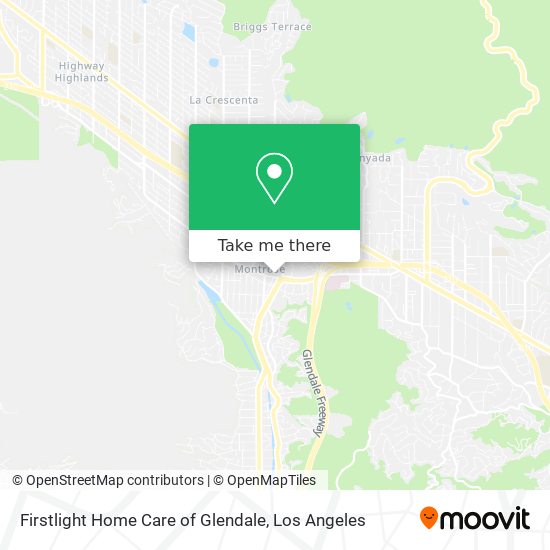 Firstlight Home Care of Glendale map