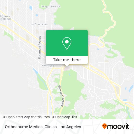 Orthosource Medical Clinics map