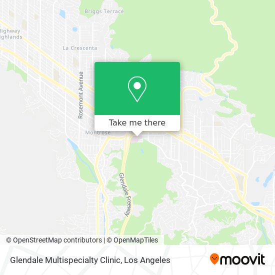 Glendale Multispecialty Clinic map