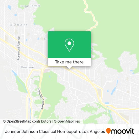 Jennifer Johnson Classical Homeopath map