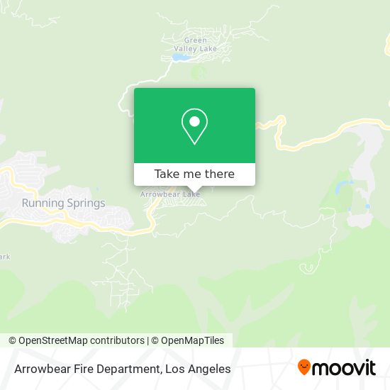 Arrowbear Fire Department map