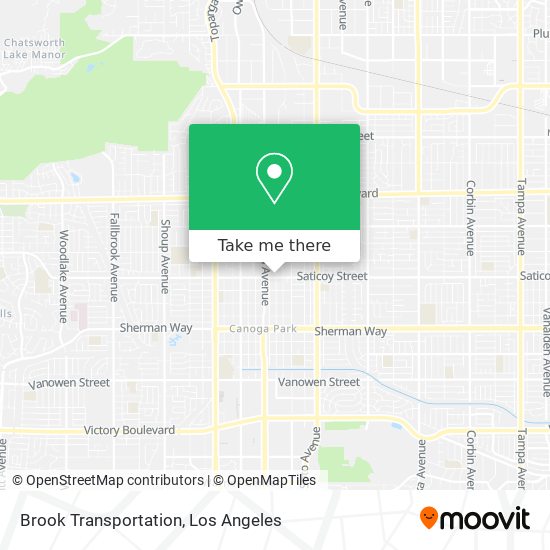 Brook Transportation map