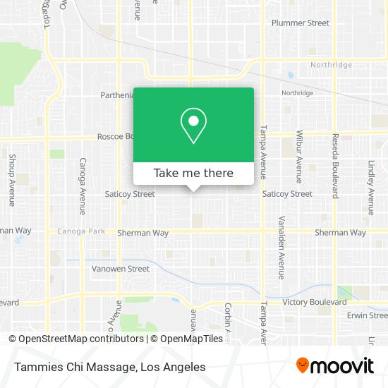 Tammies Chi Massage map