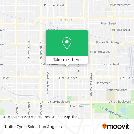 Kolbe Cycle Sales map