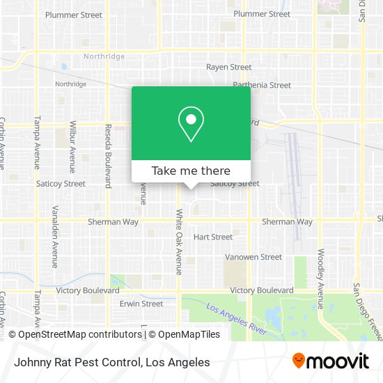 Johnny Rat Pest Control map