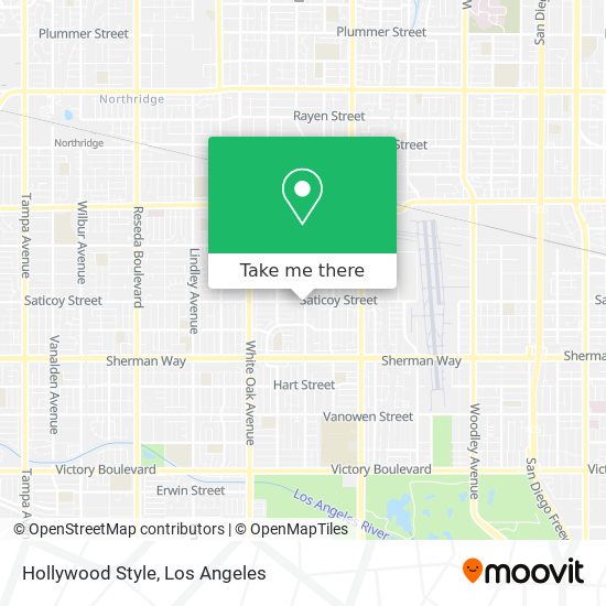 Hollywood Style map