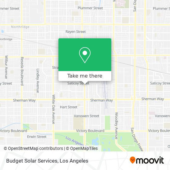 Mapa de Budget Solar Services