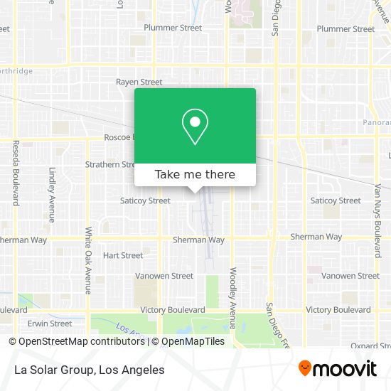 La Solar Group map