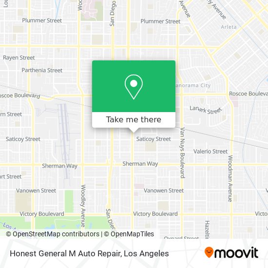 Honest General M Auto Repair map