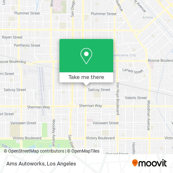 Ams Autoworks map