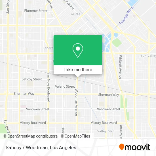 Saticoy / Woodman map