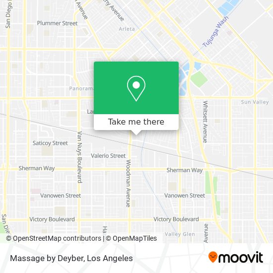 Massage by Deyber map