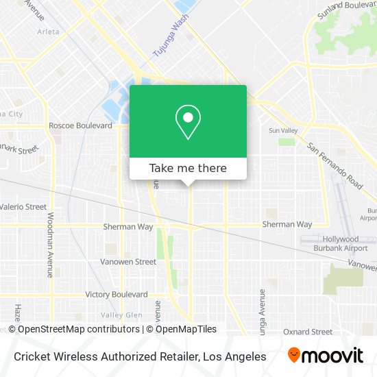 Cricket Wireless Authorized Retailer map