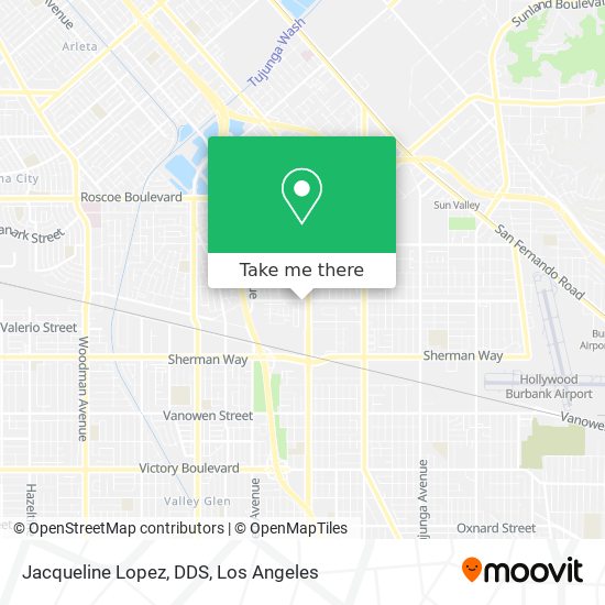 Jacqueline Lopez, DDS map