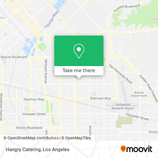 Hangry Catering map