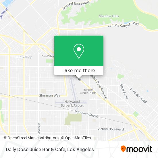 Mapa de Daily Dose Juice Bar & Café