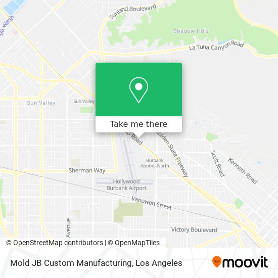 Mold JB Custom Manufacturing map