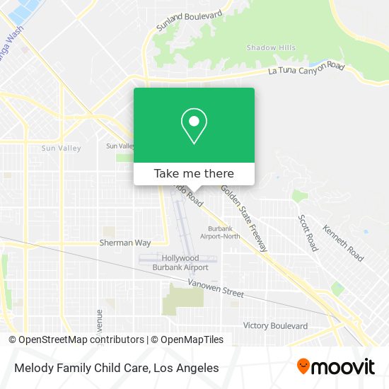 Melody Family Child Care map