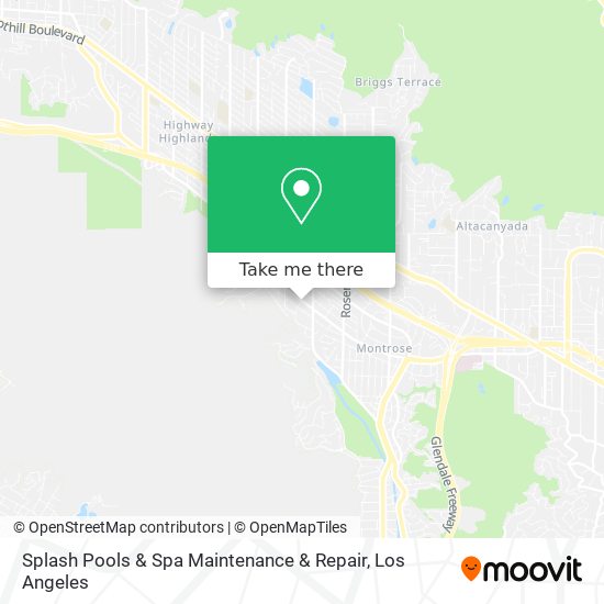 Splash Pools & Spa Maintenance & Repair map