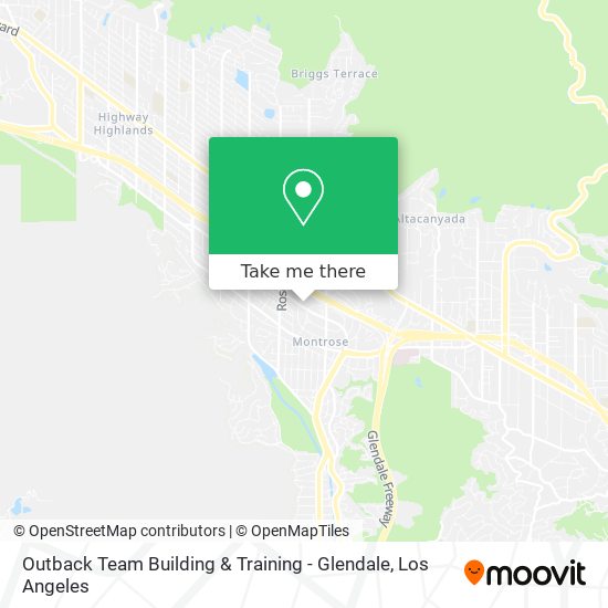 Outback Team Building & Training - Glendale map