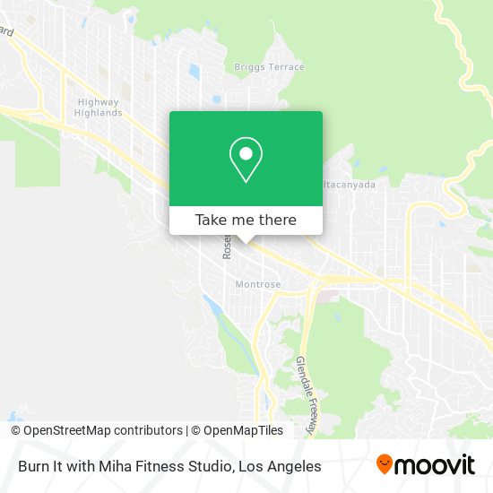 Burn It with Miha Fitness Studio map