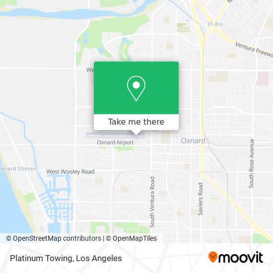 Platinum Towing map