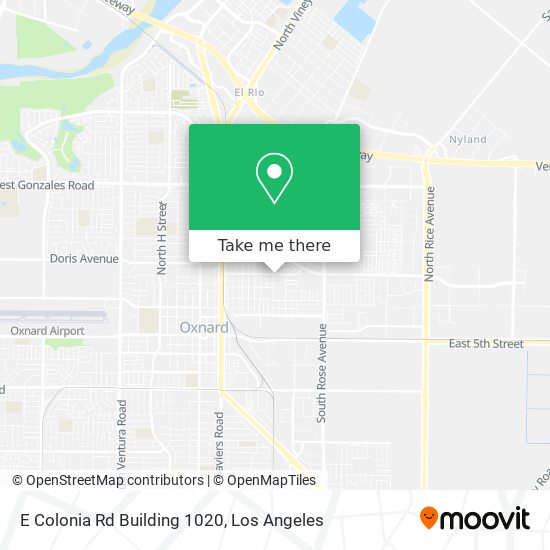 E Colonia Rd Building 1020 map