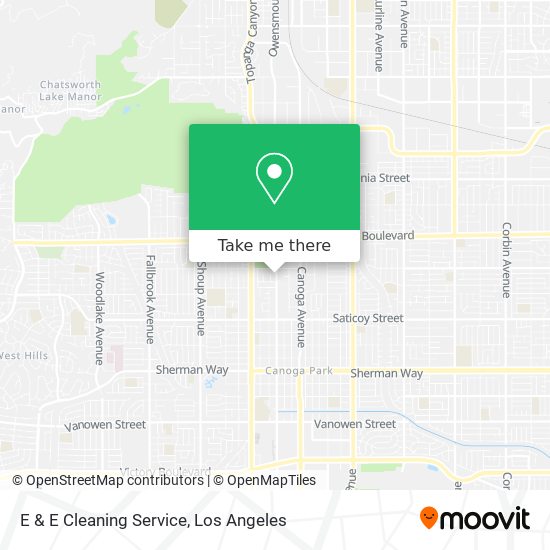 E & E Cleaning Service map