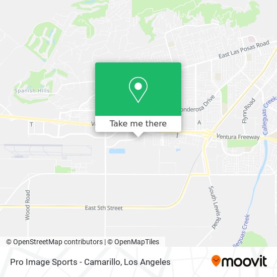 Pro Image Sports - Camarillo map