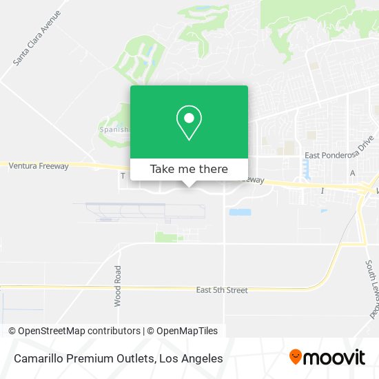 Camarillo Premium Outlets map