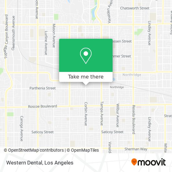 Western Dental map