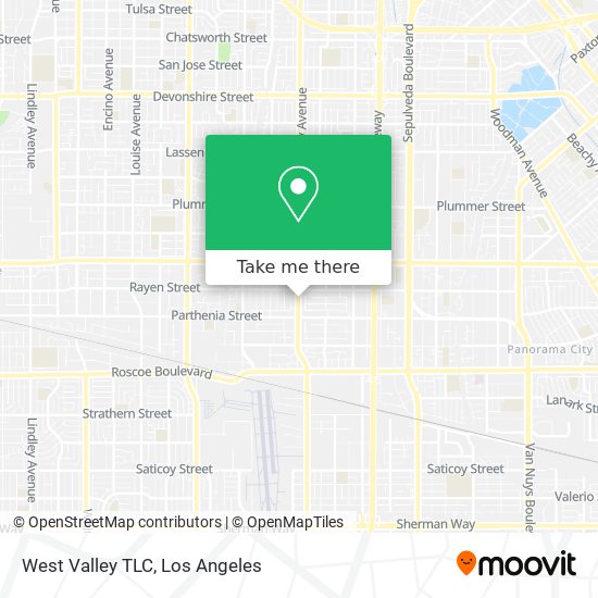 Mapa de West Valley TLC