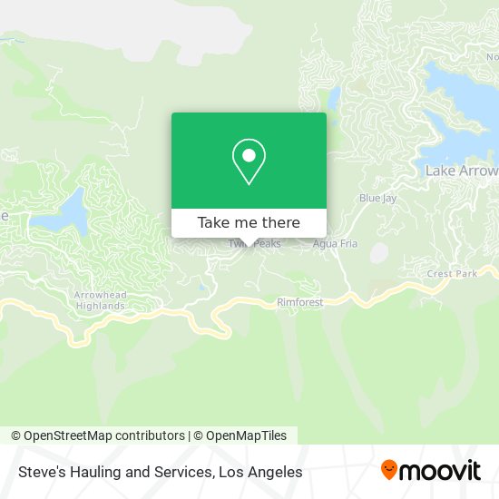 Mapa de Steve's Hauling and Services