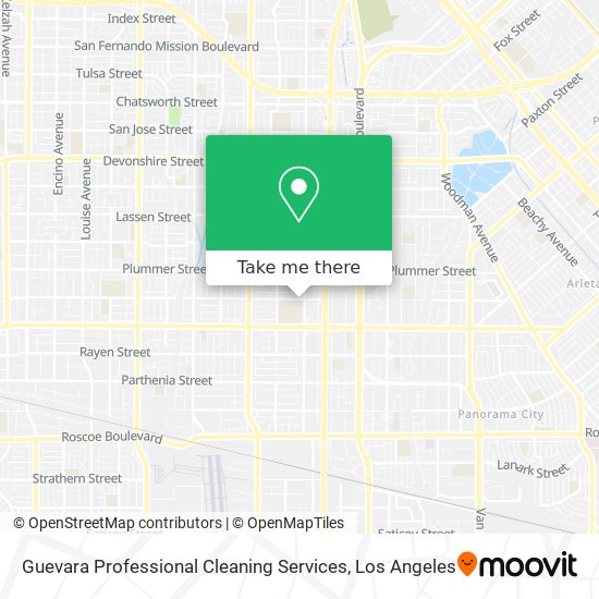 Guevara Professional Cleaning Services map