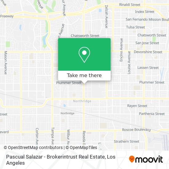 Pascual Salazar - Brokerintrust Real Estate map