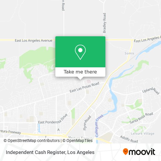 Mapa de Independent Cash Register