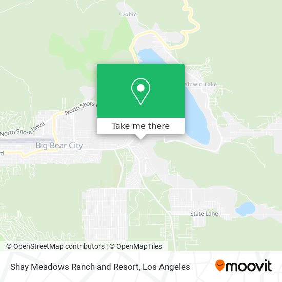 Shay Meadows Ranch and Resort map