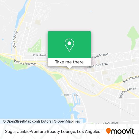 Sugar Junkie-Ventura Beauty Lounge map