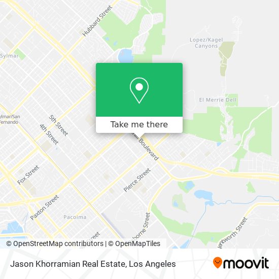 Jason Khorramian Real Estate map