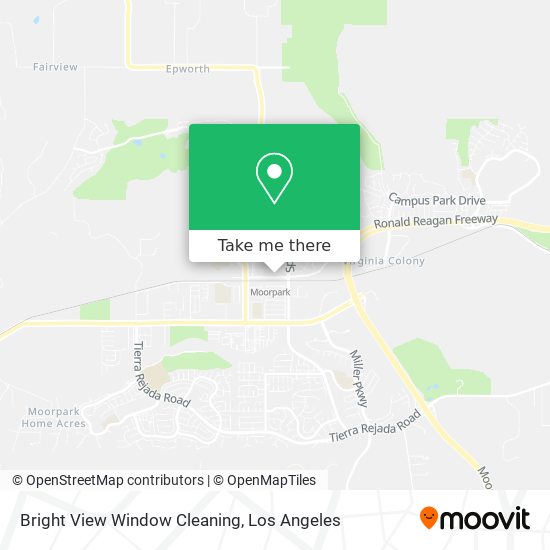 Bright View Window Cleaning map