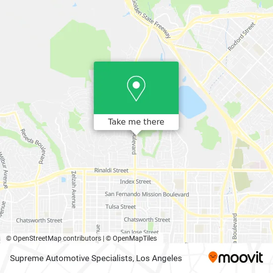 Mapa de Supreme Automotive Specialists
