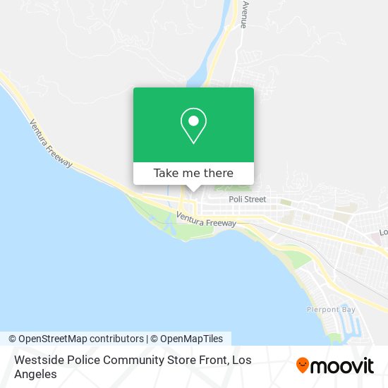 Westside Police Community Store Front map