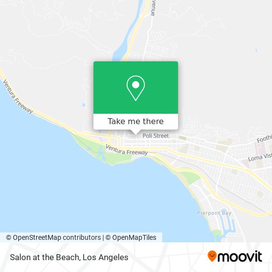 Salon at the Beach map