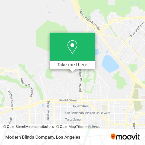 Modern Blinds Company map