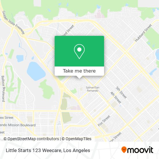 Little Starts 123 Weecare map