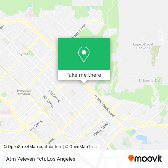 Mapa de Atm 7eleven-Fcti