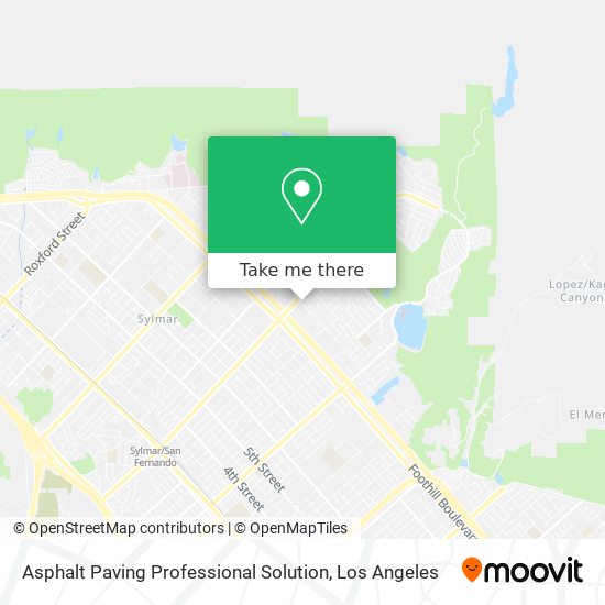 Asphalt Paving Professional Solution map