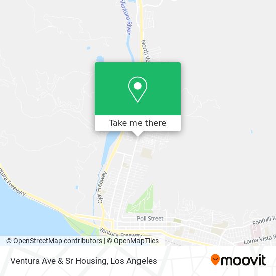 Ventura Ave & Sr Housing map