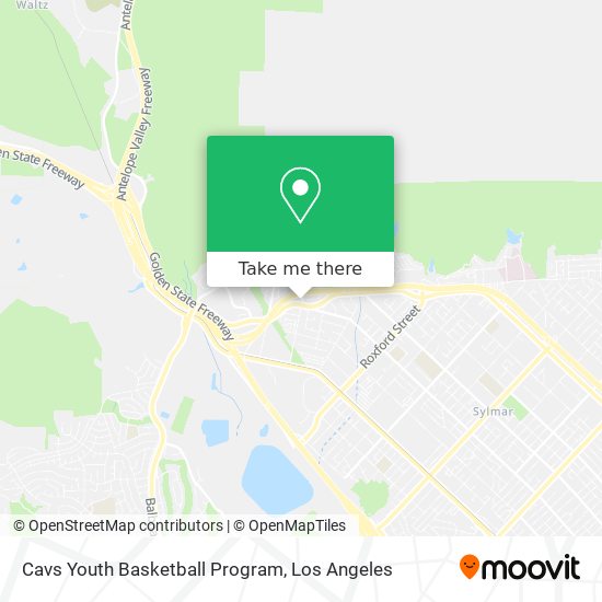 Cavs Youth Basketball Program map