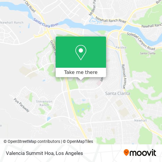 Valencia Summit Hoa map